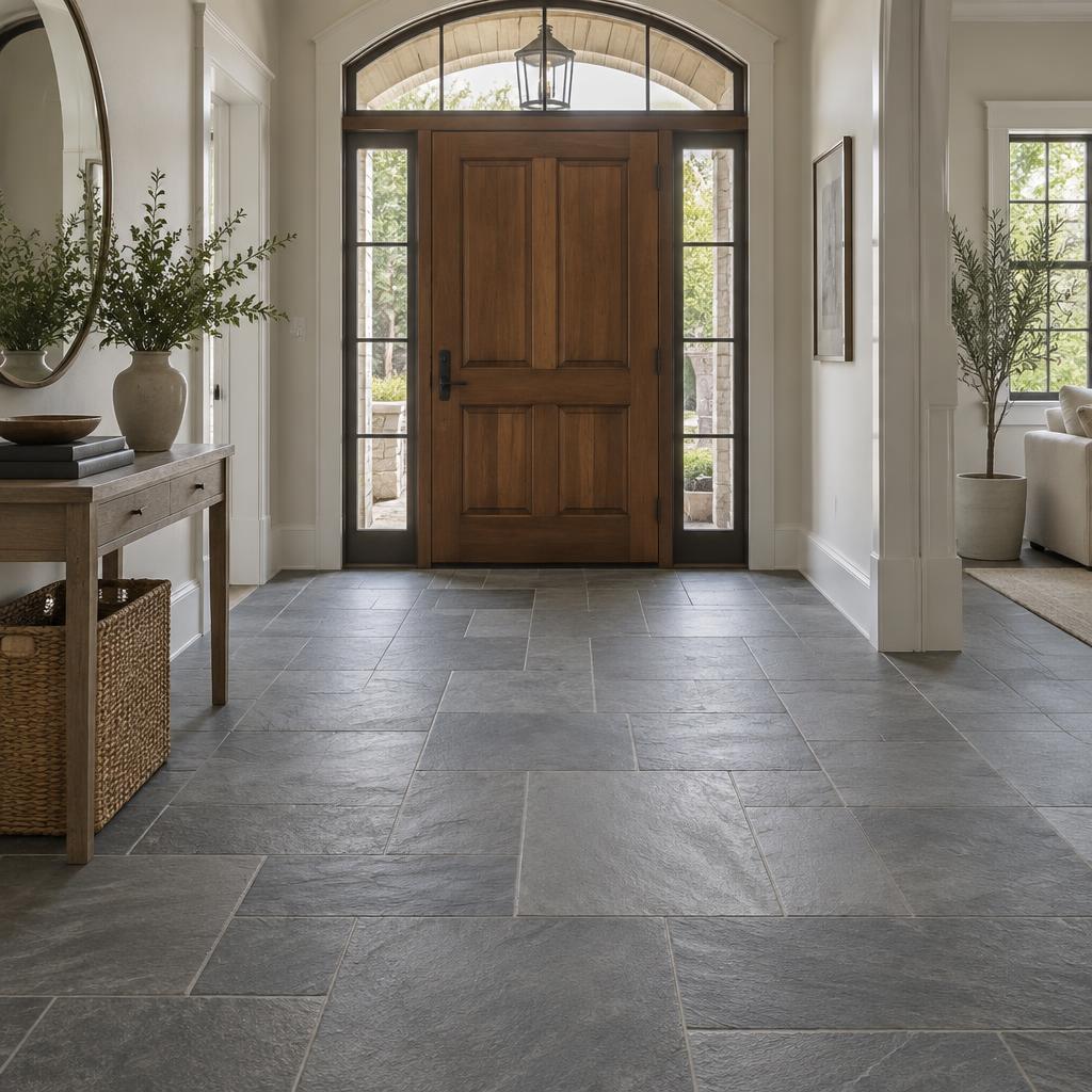 Slate entryway